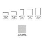 Handbook Journal Co. Artist Watercolor Sketchbook Journal, Large Portrait 8.25 x 5.5 Inches, 140lb / 300 GSM, Hardcover w/Pocket