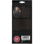 Creative Mark Cezanne Premium Colored Pencils Black Set of 12 - Highly-Pigmented Coloring Pencils for Drawing, Blending, Coloring, and More