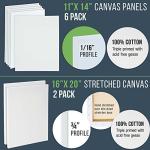 U.S. Art Supply 121-Piece Custom Artist Painting Set with Coronado Field Studio Sketch Box Easel, 72 Paint Colors, 24 Acrylic, 24 Oil, 24 Watercolor, 8 Canvases, 32 Brushes, Painting Pad, 2 Palettes