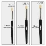 Sdanart Drybrush Set Hobby Drybrush Paint Brush,Detail Paint Brush Set,3 pcs Professional Art and Advanced Acrylic Paint Brushes for Tabletop&Wargames Miniature Watercolor Oil Painting,Model