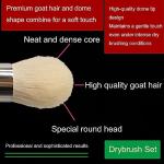 Sdanart Drybrush Set Hobby Drybrush Paint Brush,Detail Paint Brush Set,3 pcs Professional Art and Advanced Acrylic Paint Brushes for Tabletop&Wargames Miniature Watercolor Oil Painting,Model