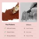 Paul Rubens Large Oil Pastels Set - 12 Portrait Colors (0.79" x 4.72" Jumbo Sticks), Vibrant, Creamy Texture and Blends Easily for Artists, Students and Professionals, Ideal for Filling in Large Areas