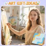 Zmart Artist Gifts for Teens - Art Socks for Women Men, Artsy Painting Socks for Teacher