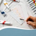 30 PCS Watercolor Paper Blank Bookmarks 1.9" x 7.8", White 140lb Heavyweight Watercolor Paper Cards Bulk for Kids Student Wet,Dry & Mixed Media