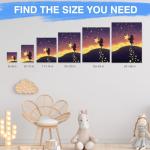 Stretched Canvas for Painting, 5/8 Inch Profile 100% Cotton Artist Framed Blank Canvas for Acrylics,Oils & Other Painting Media (20 Pack 8 * 10 in)