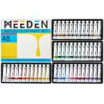 MEEDEN Watercolor Paint Tubes Set - 48 x 12ml (0.4 oz) Colors Painting Set Art Supplies - Non Toxic Water Color Paint for Adults Beginners Students