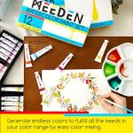 MEEDEN Watercolor Paint Tubes Set - 48 x 12ml (0.4 oz) Colors Painting Set Art Supplies - Non Toxic Water Color Paint for Adults Beginners Students