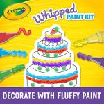 Crayola Whipped Paint Kit, Puff Paint, 3D Paint Set for Kids, 3 Unique Textures, Sensory Art Toy, Gift for Kids, Ages 5+