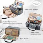 Acrylic Paint Storage, Paint Organizer and Storage, Art Supply Organizer, Art Tote Bags, Craft Paint Storage, Paint Brush Holder, Paint Tube Storage for Apple Barrel Acrylic Painting, Palette Board