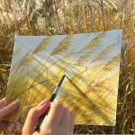 Threvortax 100 PCS Watercolor Paper 8.5x11 Inch 105LB/230GSM Cold Press Water Color Paper for Students and Beginners, Acid-Free Heavyweight Art Sheets for Painting, Printing, Scanning & Crafting