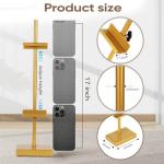 dakewang Adjustable Tabletop Easel Stand for Picture Frames, Picture Easels for Display, Gold Easel, Picture Frame Stand, Adjustable Art Easel.(18inch,Gold)