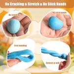 CiaraQ Polymer Clay Starter Kit with Sculpting Tools, 50 Colors Oven Bake Modeling Clay for Kids and Beginners