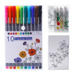 OBE WISEUS Smooth Writing Colored Fineliner Pens, 0.35mm Ultra Fine,Line Felt Tip Markers Set for Bullet Journaling,Drawing,Coloring