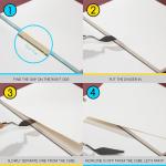 MEEDEN Watercolor Paper Block - 100% Cotton Watercolor Paper Pad of 20 Sheets, 140lb/300gsm, Acid-Free Art Paper for Watercolor Gouache Ink and More, 15" x 10" Hot Press