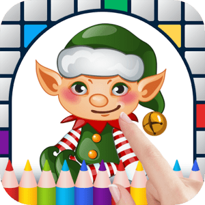 Christmas Elves Color by Number - Free Pixel Art Game - Coloring Book Pages - Happy, Creative & Relaxing - Paint & Crayon Palette - Zoom in & Tap to Color - Share Creations with Friends!