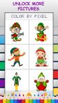 Christmas Elves Color by Number - Free Pixel Art Game - Coloring Book Pages - Happy, Creative & Relaxing - Paint & Crayon Palette - Zoom in & Tap to Color - Share Creations with Friends!