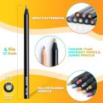 nsxsu Stocking Stuffers Art Supplies, 8 Rainbow Colored Pencils for Adults Kids, Teen Girl Gifts Trendy Stuff, Multicolored Cool Fun Pencil for Drawing Painting Sketch, School Supplies Party Favor