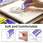 White Erasers, Artist Eraser for Drawing Art Sketching, Pencil Erasers for Kids Bulk Students School Supplies Office (15)