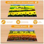 25 Pack Canvas Boards for Painting Supplies, 8 x 10 inch Blank Canvases, Gesso Primed Acid-Free 100% Cotton Canvas Panels for Acrylic Oil Watercolor,Art Supplies