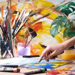 ARTEZA Acrylic Paint Set of 12 Colors, 0.74 Ounces Tubes, Non-Toxic Acrylic Artist Paints. Art Supplies for Painting