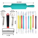 Langqun Clay and Dough Tools for Kids, Play Dough Accessories Toys Kit,Ages 3 & Up