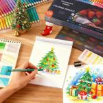 Shuttle Art 136 Coloured Pencils , Soft Core Colouring Pencils Set for Adult Colouring Books, Doodling, Sketching, Drawing, Art Supplies