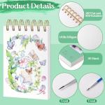 2 Small Watercolor Sketchbook with Watercolor Brushes, 3.5" x 5.5" Watercolor Paper Pad, 60 Sheets 140lb/300g Water Color Paper Spiral - Bound with Tear - Line Travel Sketchbook