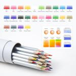 FUNLAVIE 24 Colored Pencils for Adult Coloring Books, Premium Soft Core Coloring Pencil Set with Sharpener for Artists, Drawing and Sketching Pencils, Professional Art Supplies Set for Adults