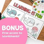 TinyGeeks Jumbo Color Pencils Set For Kids - Short Fat Triangle Pencils for Kids Ages 3-7 - For Preschoolers, Kindergarten, Toddlers, Beginners - Triangular Shape With Sharpeners