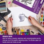 U.S. Art Supply 9" x 12" Premium Heavy-Weight Charcoal Sketchbook (2 Pack, 64 Sheets Total) - 90lb (160gsm) Sketch Book Pad for Charcoal, Pencil & Pastel Drawing