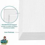 KEFF 12-Pack Bulk Canvas Boards - 11x14, Primed 100% Cotton for Acrylic, Oil, Watercolor, Tempera - Art Supplies for Adults & Kids