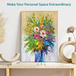 KEFF 12-Pack Bulk Canvas Boards - 11x14, Primed 100% Cotton for Acrylic, Oil, Watercolor, Tempera - Art Supplies for Adults & Kids