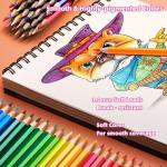 BAIZHI Premium Colored Pencils Set - Artist-Grade, Soft Oil-based Colored Pencils for Vibrant Drawing, Coloring & Sketching, Perfect for Artists, Beginners & Adults (48 pcs)