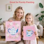 20 Pack Canvas Boards for Kids Painting 4x4, 5x7, 8x10, 9x12 100% Cotton Primed Art Paint Canvas for Acrylic, Oil, Watercolor