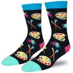 Funny Painting Gifts for Women Girls Artist Art Teacher Student, Novelty Art Socks Gift Idea
