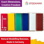 Stockmar Modelling Beeswax - 6 Color Beeswax Sheets Set - For Kids, Toddlers, and Artists looking for Waldorf Organic Art Supplies, Non Toxic Beeswax, Non Drying Beeswax Modeling Wax For Homeschoolers