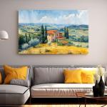 ESRICH Stretched Canvas for Painting 24x36 Inch, 3Pack Large Canvas for Painting, Primed Acid-Free Cotton Blank Canvases, Art Paint Canvases for Oil Paint,Watercolor,Acrylic Paint,Gouache and Tempera.