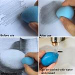 24 Pieces Blending Stumps and Tortillions Set with 2 Pcs Sandpaper Pencil Sharpener 1 Pencil Extension Tool 1 Eraser for Art Blenders Student Sketch Drawing kit