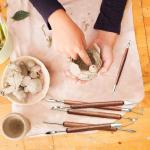 Langqun Clay Sculpting Tools,20Pcs Pottery Tools Kit, Polymer Clay Tools,Pottery Ribs, Air Dry Clay Tools for Sculpting, Modeling, Carving, Modeling