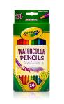 Crayola Watercolor Colored Pencils (24ct), Watercolor Paint Alternative, Watercolor Pencil Set for Kids, Art Supplies, Gift for Kids, 3+