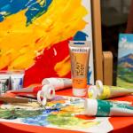 MEEDEN Heavy Body Acrylic Paint - Basic Satin Finish 24 x 60ml (2 oz) Color Paint Set for Adults - Rich Pigment Art Craft Paints for Canvas Clay Wood