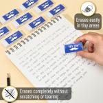 Mr. Pen Pencil Erasers, White, Large, Pack of 10