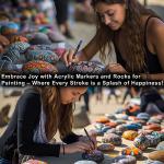 Acrylic Paint Markers, 24 Colors Paint Pens Acrylic Markers, Dual-Tip Acrylic Paint Pens for Halloween Decorations, Pumpkin Painting Kit for Wood, Rock Painting, Glass, Crafts & Art Supplies.