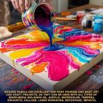 U.S. Art Supply Unfinished Cradled Wood Panels for Painting, 2 Pack of 30x40 inch - Gallery Birch Wooden Canvas Boards 1-1/2" Deep - Mixed-Media Craft, Acrylic, Oil, Encaustic, Paint Pouring