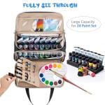 Acrylic Paint Storage, Paint Organizer and Storage, Art Supply Organizer, Art Bags, Craft Paint Storage, Paint Brush Case Holder, Paint Tube Storage for Apple Barrel Acrylic Painting, Palette Board