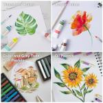 COLOUR BLOCK 181 pc Mixed Media Art Set in Exquisite Wooden Case - Acrylic & Water color Paints, Sketching, Colored Pencils, Soft & Oil Pastels