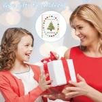 Beginner-Friendly Animals Watercolor Workbooks, 12 Colors Watercolor Paint Set with Paint Brush, Beginner-Friendly Watercolor Painting Kit（Christmas）