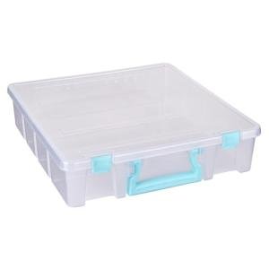 ArtBin Super Satchel 1 Compartment Box Clear Craft Organizer Storage Case