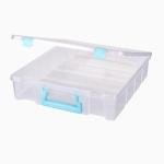 ArtBin Super Satchel 1 Compartment Box Clear Craft Organizer Storage Case