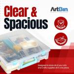 ArtBin Super Satchel 1 Compartment Box Clear Craft Organizer Storage Case
